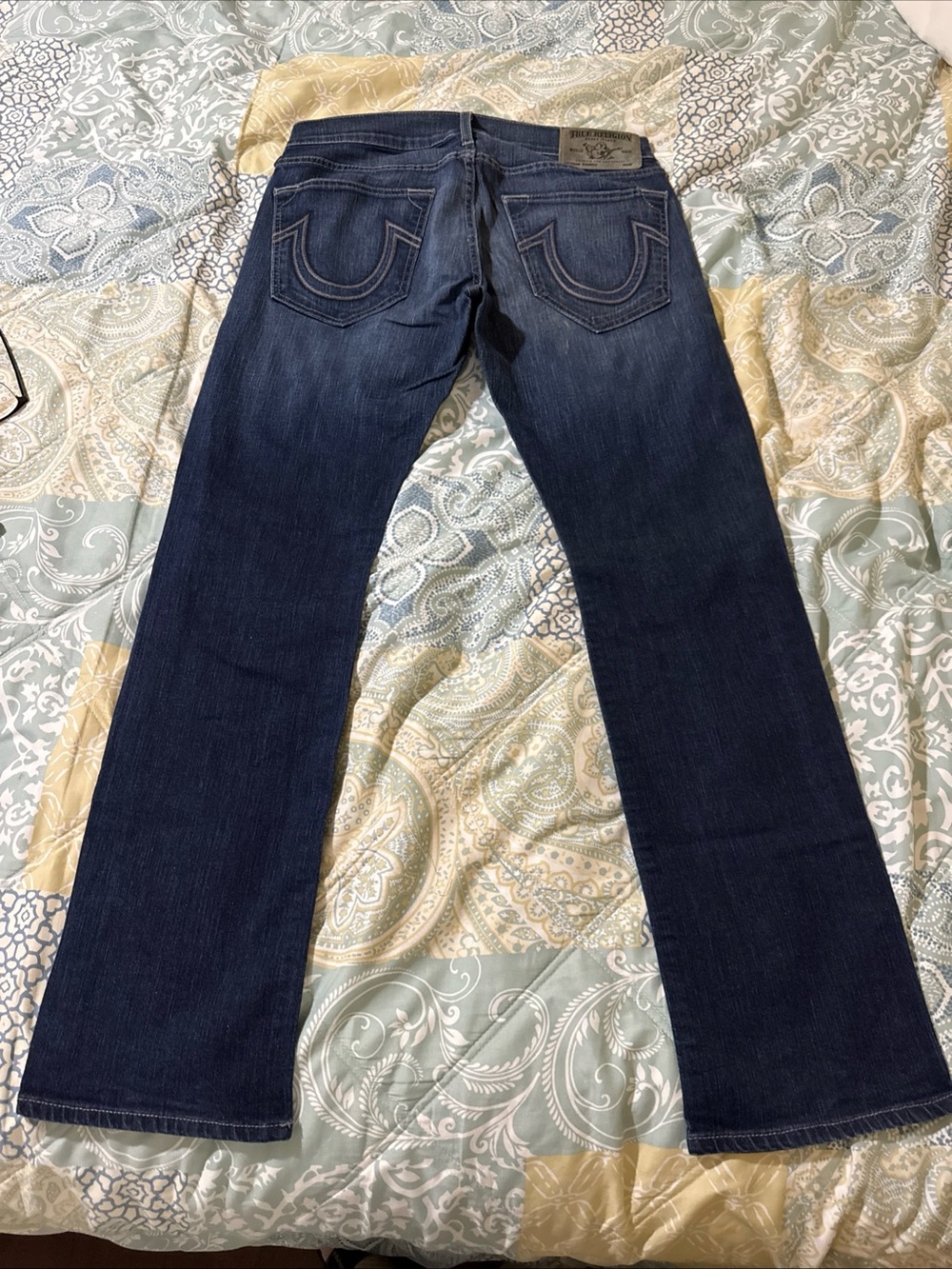 True Religion Jeans, Vintage, Made In USA, USA FLAG, Authentic, Size 34, “DANNY”